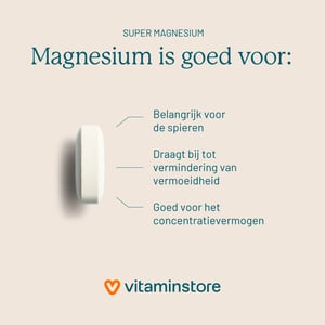 Vitaminstore Super Magnesium Vitaminstore Super Magnesium afbeelding