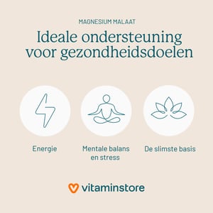 Vitaminstore Magnesium Malaat Vitaminstore Magnesium Malaat afbeelding