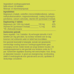 Vitaminstore Magnesium Malaat Vitaminstore Magnesium Malaat afbeelding