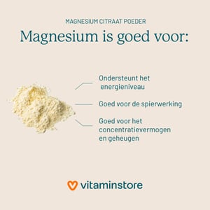 Vitaminstore Magnesiumcitrat-Pulver Vitaminstore Magnesiumcitrat-Pulver Abbildung