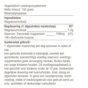 Vitaminstore Magnesiumcitrat-Pulver Vitaminstore Magnesiumcitrat-Pulver Abbildung