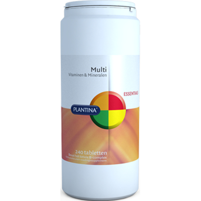Plantina Plantina Multi Vitaminen & Mineralen Plantina Plantina Multi Vitaminen & Mineralen afbeelding