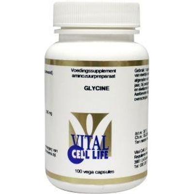 Vital Cell Life Glycine 500 mg Vital Cell Life Glycine 500 mg afbeelding