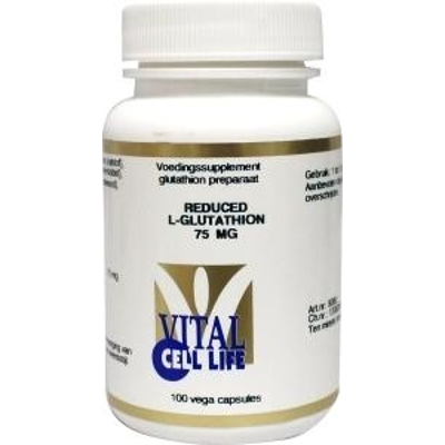 Vital Cell Life L-Glutathion 75 mg reduced Vital Cell Life L-Glutathion 75 mg reduced afbeelding