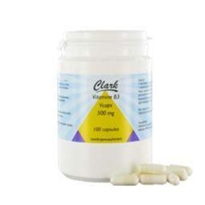 Clark Vitamin B3 nicotinamide 500 mg Clark Vitamin B3 nicotinamide 500 mg image
