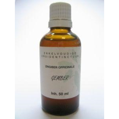 Natura Sanat Zingiber officinalis rhiz / gember tinctuur bio Natura Sanat Zingiber officinalis rhiz / gember tinctuur bio afbeelding