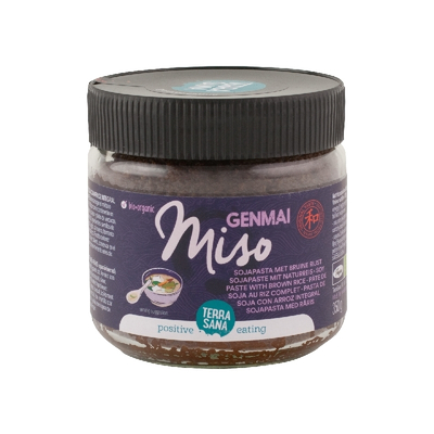 TerraSana Genmai miso unpasteurised glass TerraSana Genmai miso unpasteurised glass image