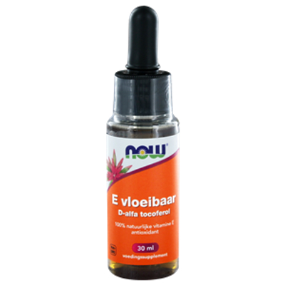 NOW E Vloeibaar d-alfa tocoferol afbeelding