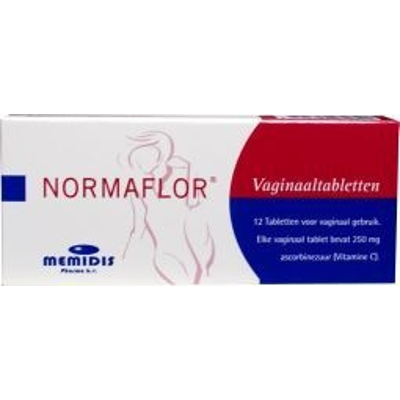 Normaflor Normaflor Vaginaaltabletten Normaflor Normaflor Vaginaaltabletten afbeelding