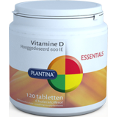 Plantina Plantina Vitamine D 600 IE Plantina Plantina Vitamine D 600 IE afbeelding