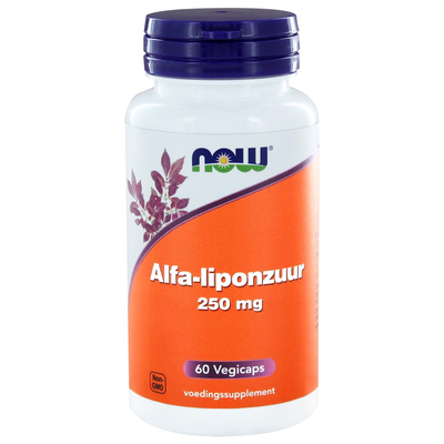 NOW Alpha-Liponsäure 250 mg NOW Alpha-Liponsäure 250 mg Abbildung
