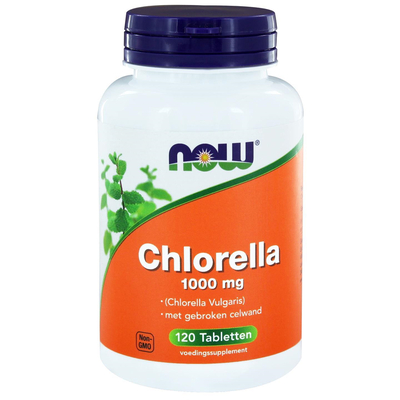 NOW Chlorella 1000 mg NOW Chlorella 1000 mg afbeelding