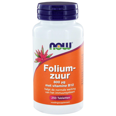 NOW Folsäure 800 mcg NOW Folsäure 800 mcg Abbildung