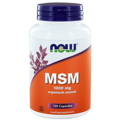 NOW MSM 1000 mg NOW MSM 1000 mg afbeelding