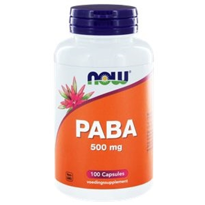 NOW PABA 500 mg NOW PABA 500 mg Abbildung