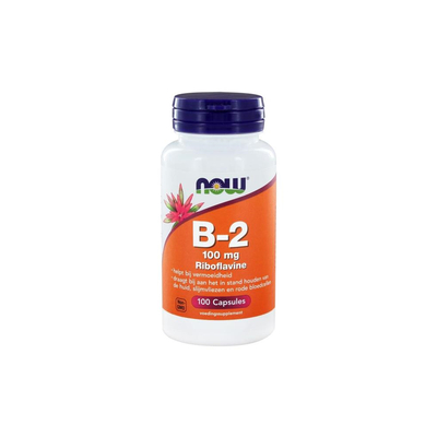 NOW Vitamin B2 100 mg Abbildung