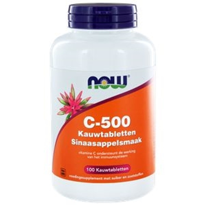 NOW C-500 Kautabletten Orangengeschmack NOW C-500 Kautabletten Orangengeschmack Abbildung