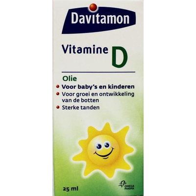 Davitamon Vitamine D olie Davitamon Vitamine D olie afbeelding