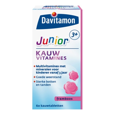 Davitamon Junior Kautabletten Himbeere Davitamon Junior Kautabletten Himbeere Abbildung