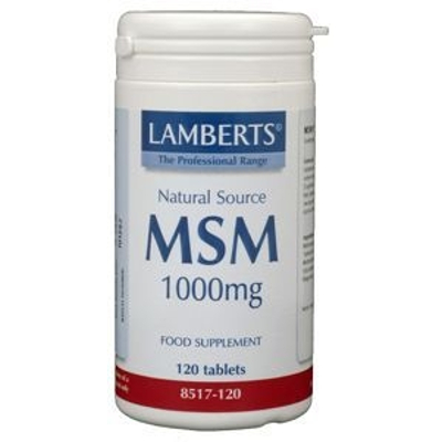 Lamberts msm 1000mg Lamberts msm 1000mg afbeelding