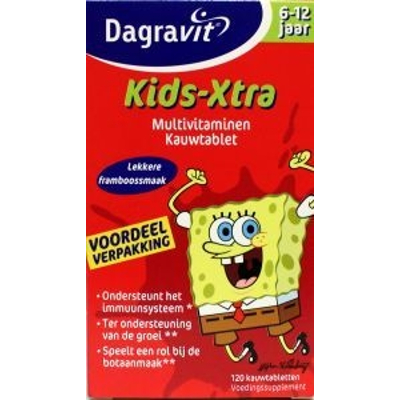 Dagravit Dagravit Multi Kids aardbei 6-12 jaar Dagravit Dagravit Multi Kids aardbei 6-12 jaar afbeelding