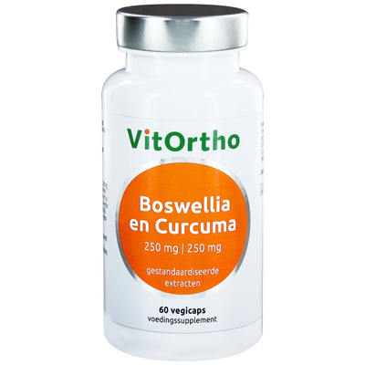 Vitortho Boswellia 250 mg und Kurkuma 250 mg Vitortho Boswellia 250 mg und Kurkuma 250 mg Abbildung