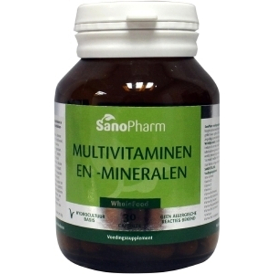 SanoPharm WholeFood Multivitamine und -Mineralstoffe SanoPharm WholeFood Multivitamine und -Mineralstoffe Abbildung