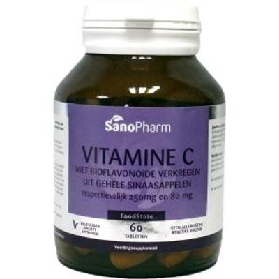 SanoPharm Vitamin C 250 mg & Bioflavonoide 80 mg SanoPharm Vitamin C 250 mg & Bioflavonoide 80 mg Abbildung