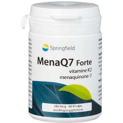 Springfield MenaQ7 Forte (180 mcg) vitamin K2 Springfield MenaQ7 Forte (180 mcg) vitamin K2 image