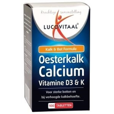 Lucovitaal Oesterkalk calcium tabletten afbeelding
