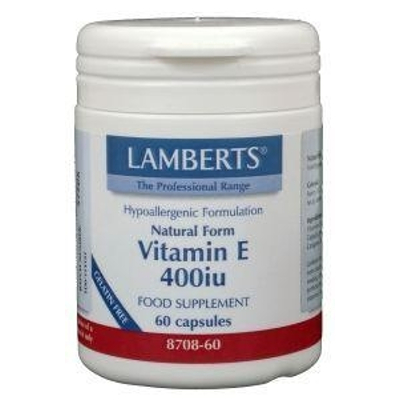 Lamberts Vitamine E 400IE natuurlijk Lamberts Vitamine E 400IE natuurlijk afbeelding