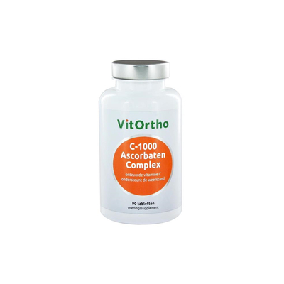 Vitortho C-1000 Ascorbaten complex Vitortho C-1000 Ascorbaten complex afbeelding