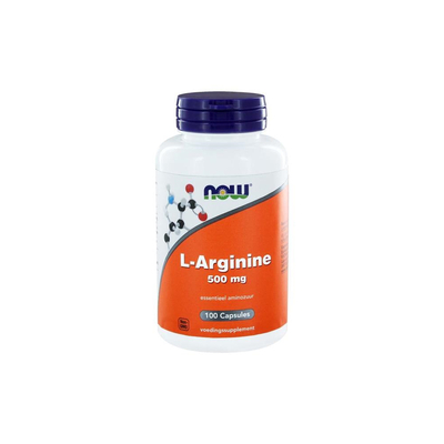 NOW L-Arginine 500 mg NOW L-Arginine 500 mg afbeelding