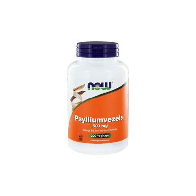 NOW Psylliumvezels 500 mg NOW Psylliumvezels 500 mg afbeelding