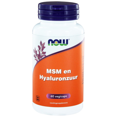 NOW Hyaluronzuur met MSM NOW Hyaluronzuur met MSM afbeelding