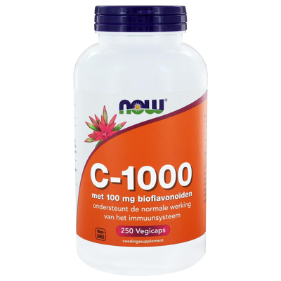 NOW C-1000 Caps met 100 mg bioflavonoïden NOW C-1000 Caps met 100 mg bioflavonoïden afbeelding
