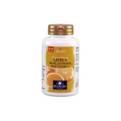 Hanoju Citrus bioflavonoiden zink vit C 385 mg Hanoju Citrus bioflavonoiden zink vit C 385 mg afbeelding