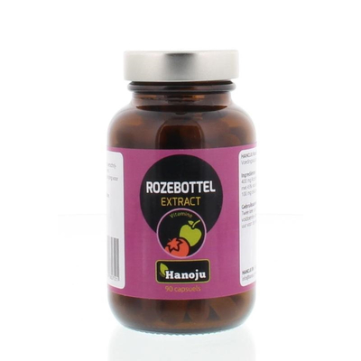 Hanoju Rozenbottel extract 45% vit C 500 mg Hanoju Rozenbottel extract 45% vit C 500 mg afbeelding