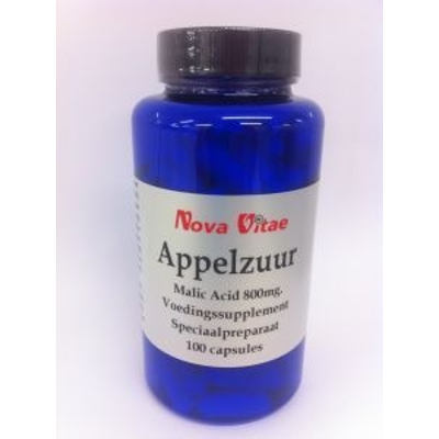 Nova Vitae Apfelsäure (Malic Acid) 800 mg Nova Vitae Apfelsäure (Malic Acid) 800 mg Abbildung