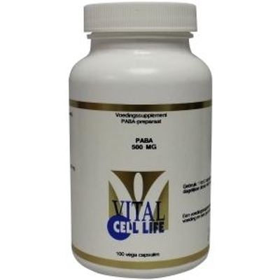 Vital Cell Life PABA 500 mg Vital Cell Life PABA 500 mg Abbildung