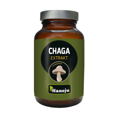 Hanoju Chaga paddenstoelen extract 400 mg Hanoju Chaga paddenstoelen extract 400 mg afbeelding