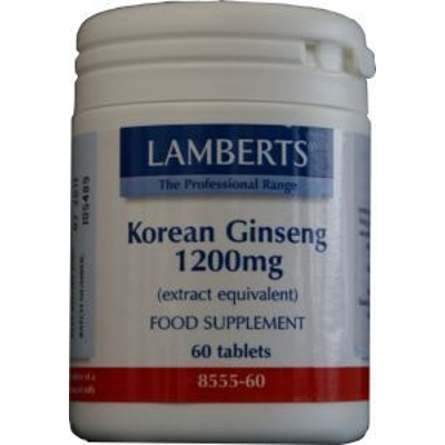 Lamberts Koreaanse Ginseng 1200 mg Lamberts Koreaanse Ginseng 1200 mg afbeelding