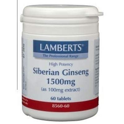 Lamberts Siberische Ginseng 1500 mg Lamberts Siberische Ginseng 1500 mg afbeelding