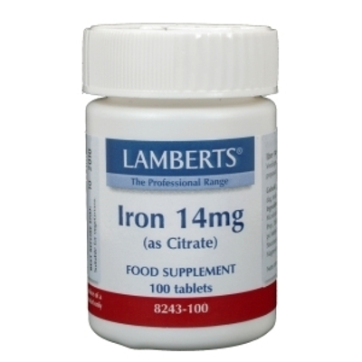 Lamberts Eisen Citrat 14 mg Lamberts Eisen Citrat 14 mg Abbildung