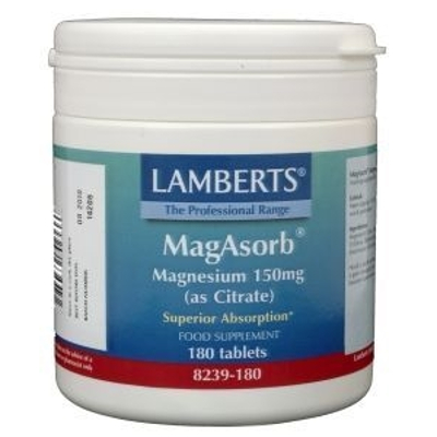 Lamberts MagAsorb (Magnesiumcitrat 150 mg) Lamberts MagAsorb (Magnesiumcitrat 150 mg) Abbildung