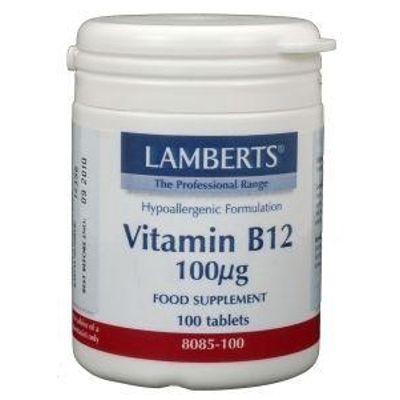 Lamberts Vitamine B12 100 mcg Lamberts Vitamine B12 100 mcg afbeelding