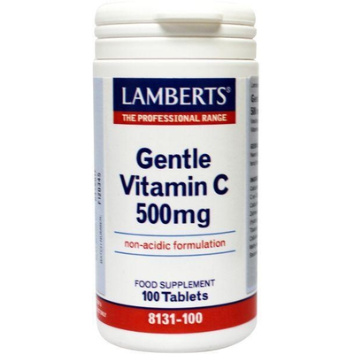 Lamberts Vitamine C 500 gentle Lamberts Vitamine C 500 gentle afbeelding