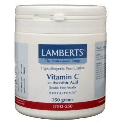 Lamberts Vitamine C ascorbinezuur Lamberts Vitamine C ascorbinezuur afbeelding