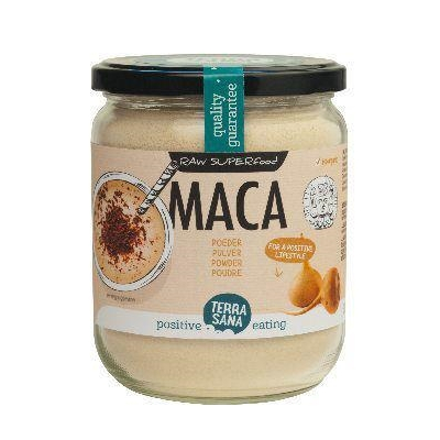 TerraSana RAW maca high energy poeder in glas TerraSana RAW maca high energy poeder in glas afbeelding