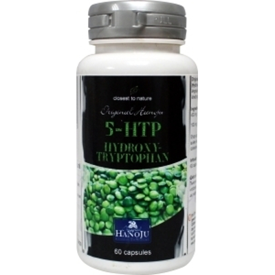 Hanoju 5-HTP 400 mg Extrakt (50 mg 5-HTP pro Kapsel) Hanoju 5-HTP 400 mg Extrakt (50 mg 5-HTP pro Kapsel) Abbildung